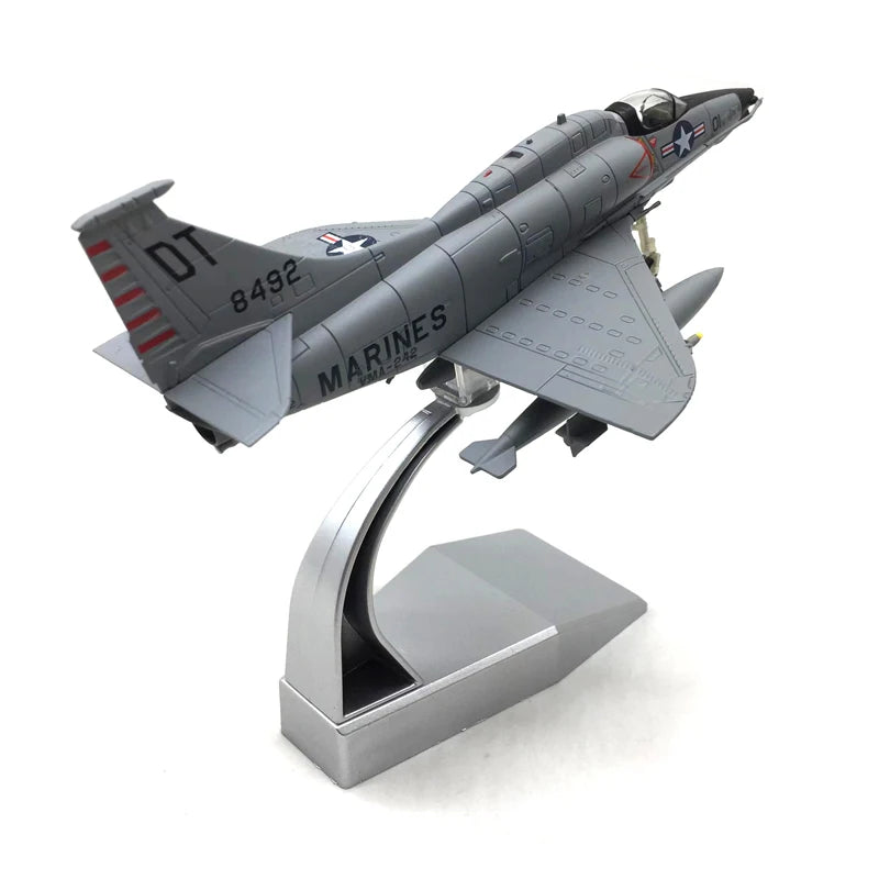 JASON TUTU 1/72 Scale US Marine Corps A-4 Skyhawk Fighter Diecast Metal Finished Aircraft Model Skyhawk A-4 Drop shipping