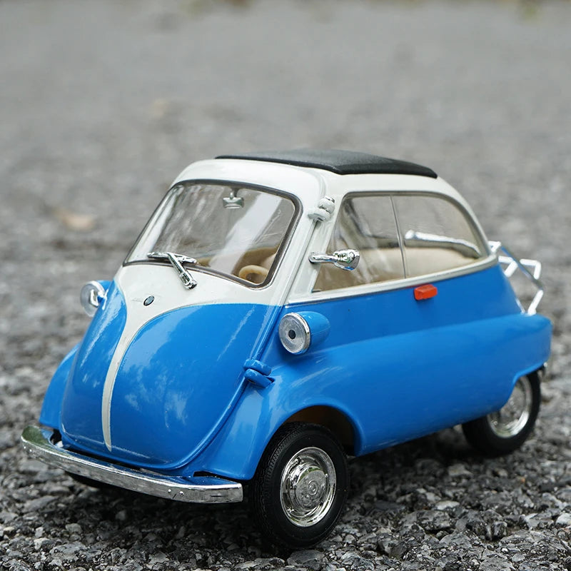 WELLY 1:18 BMW Isetta Alloy Car Diecasts & Toy Vehicles Car Model Miniature Scale Model Car For Children