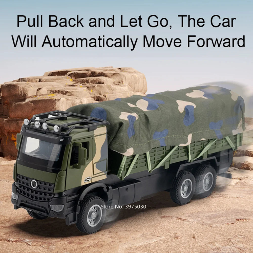 Military Transport Truck Diecast Collectible Model