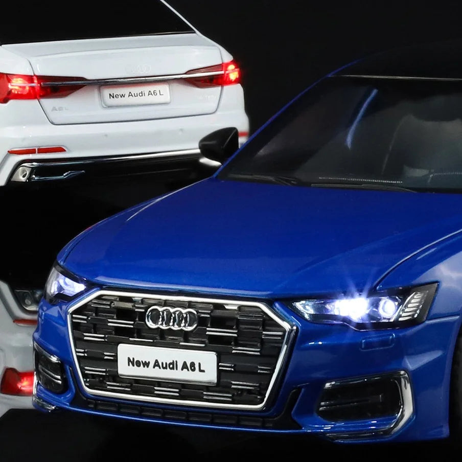 AUDI A6 Alloy Diecast Model Car - Sound and Light Collection Edition – 1:24 Scale