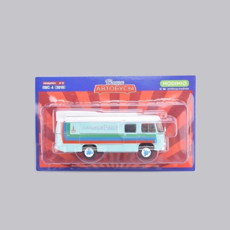 MODEL RTR PAZ-3916 PVS-4 1:43 Moscow Olympics Die-Cast Model