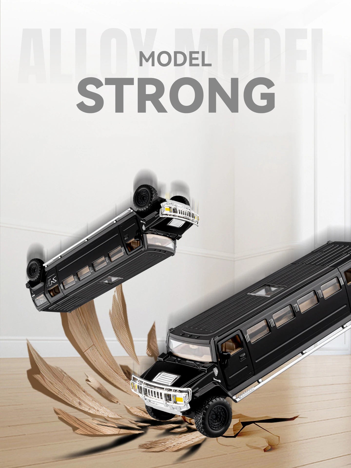 Hummer H2 Lengthen Limousine Metal Diecast Car Model