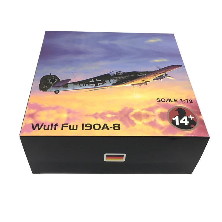 JASON TUTU 1/72 Scale (Focke-Wulf)Fw-190 Fighter Alloy Military Aircraft Model Diecast Metal Model Plane Drop shipping