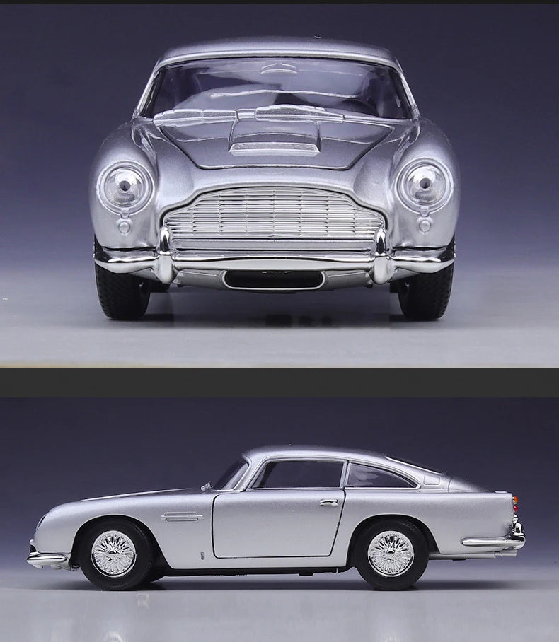 WELLY 1:24 Aston Martin DB5 Alloy Car Diecasts & Toy Vehicles Car Model Miniature Scale Model Car Toy For Children