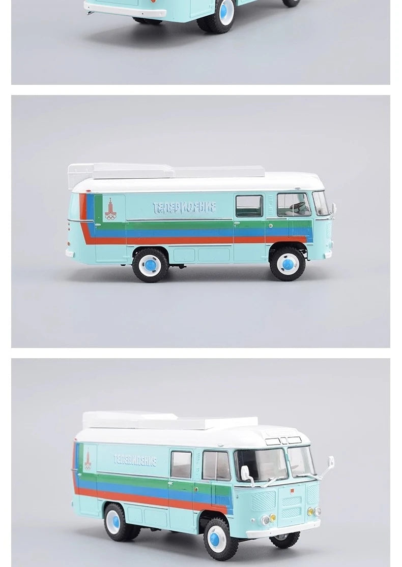 MODEL RTR PAZ-3916 PVS-4 1:43 Moscow Olympics Die-Cast Model