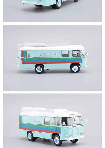 MODEL RTR PAZ-3916 PVS-4 1:43 Moscow Olympics Die-Cast Model