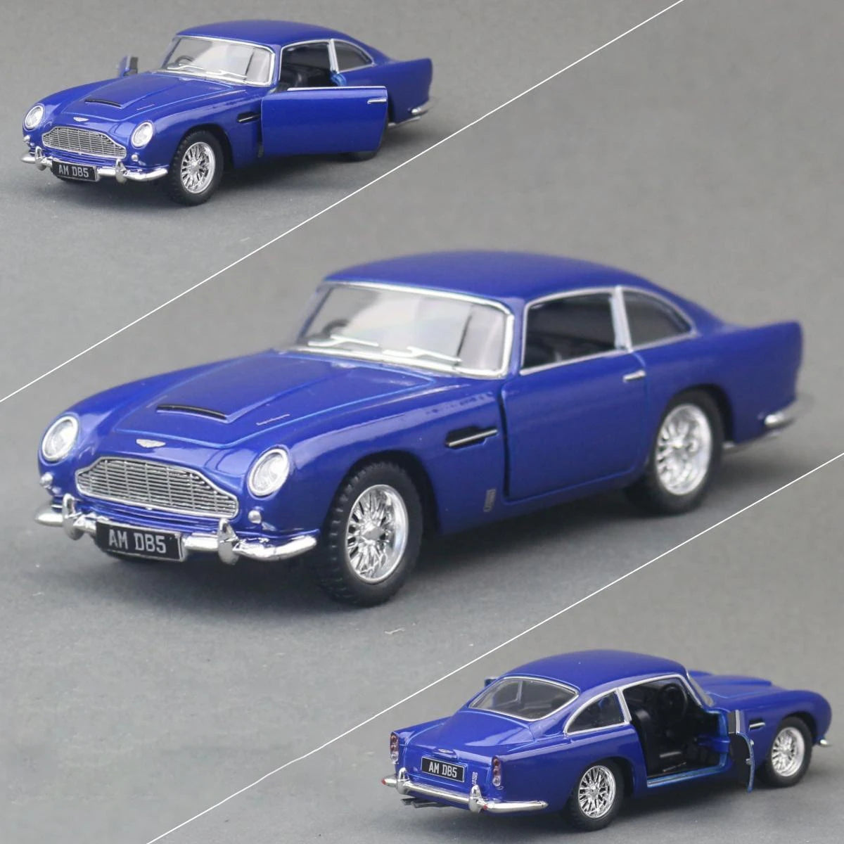 DB5 007 Supercar Alloy Diecast Model Car Premium Collectible Model by WELLY