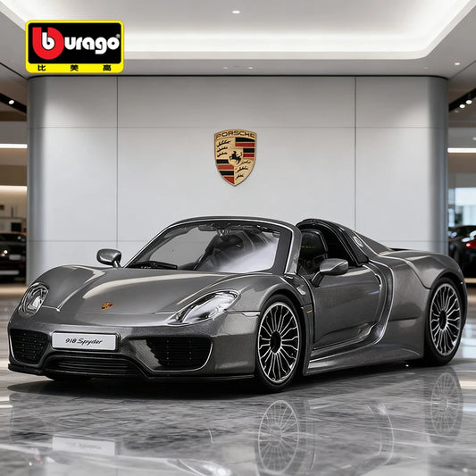 Bburago Porsche 918 Spyder 1:24 Diecast Model Car