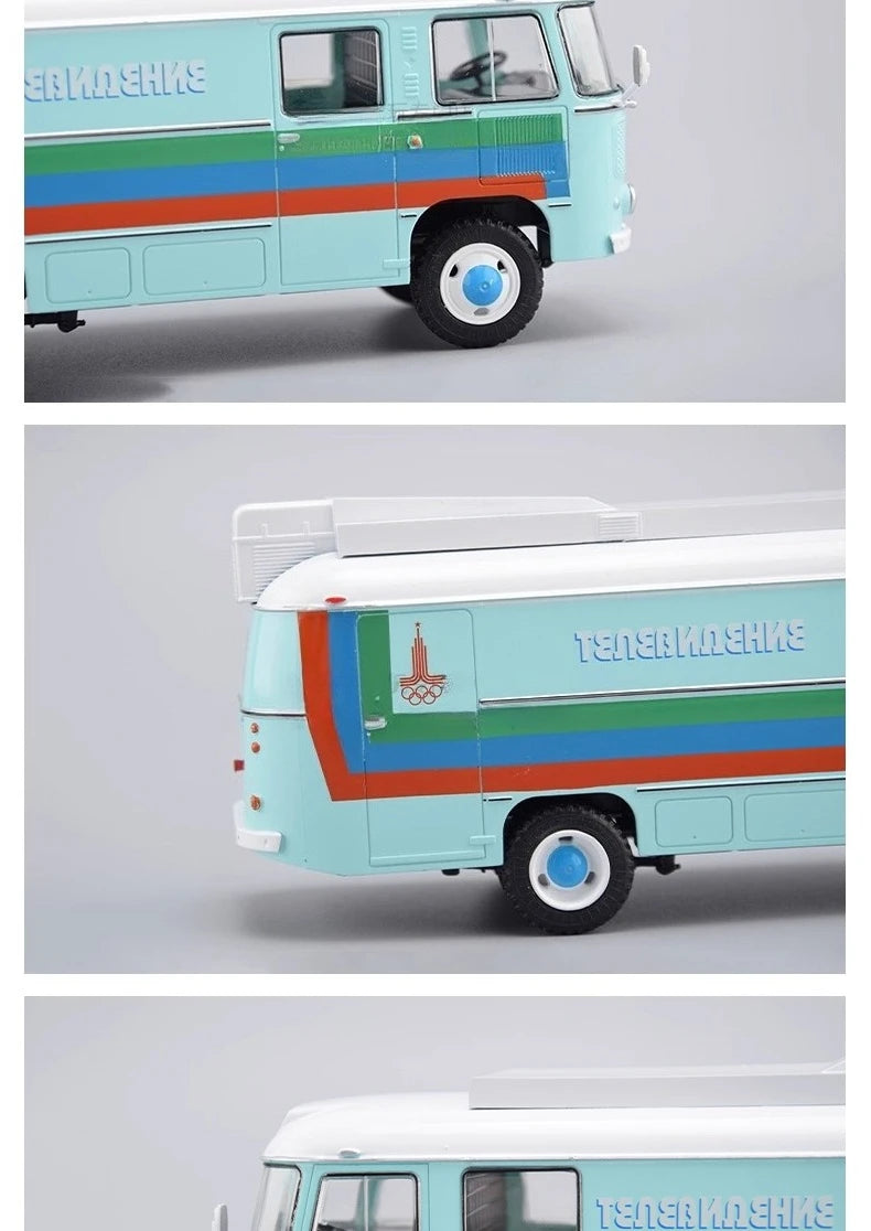 MODEL RTR PAZ-3916 PVS-4 1:43 Moscow Olympics Die-Cast Model
