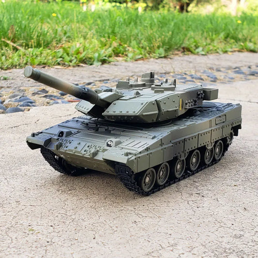 Main Battle Tank Leopard 2 M1A2 Abrams Type 99 - Diecast Collectible Model - Sound & Light Edition