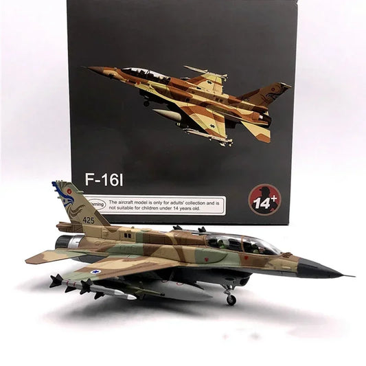 F16I Israel Air Force Fighter Aircraft Diecast Collectible Model