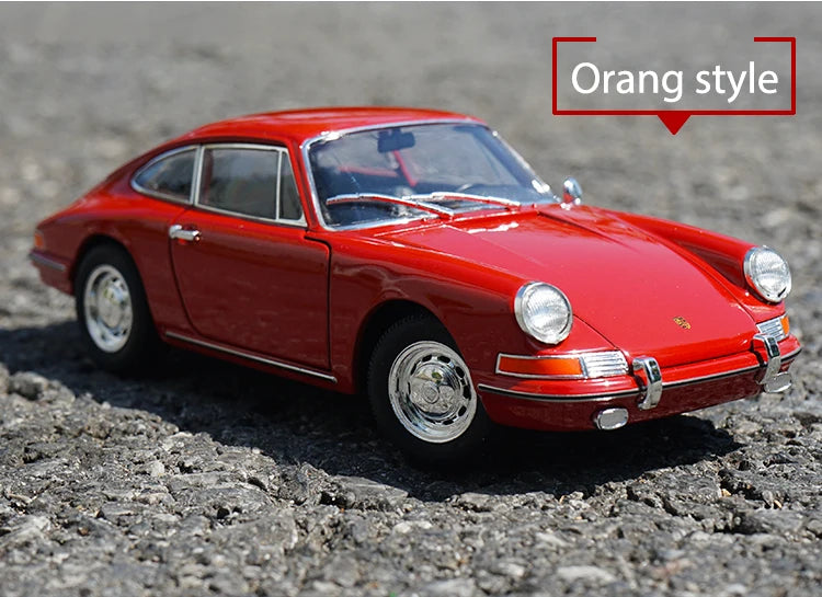 WELLY 1:24 Porsche 911 1964 Alloy Car Model Diecasts & Toy Vehicles Car Model Miniature Scale Model Car Toy For Children
