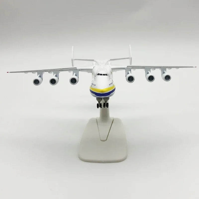 JASON TUTU 20CM Antonov AN225 StrategicTransport Diecast Metal Model Plane An-225 Drop Shipping