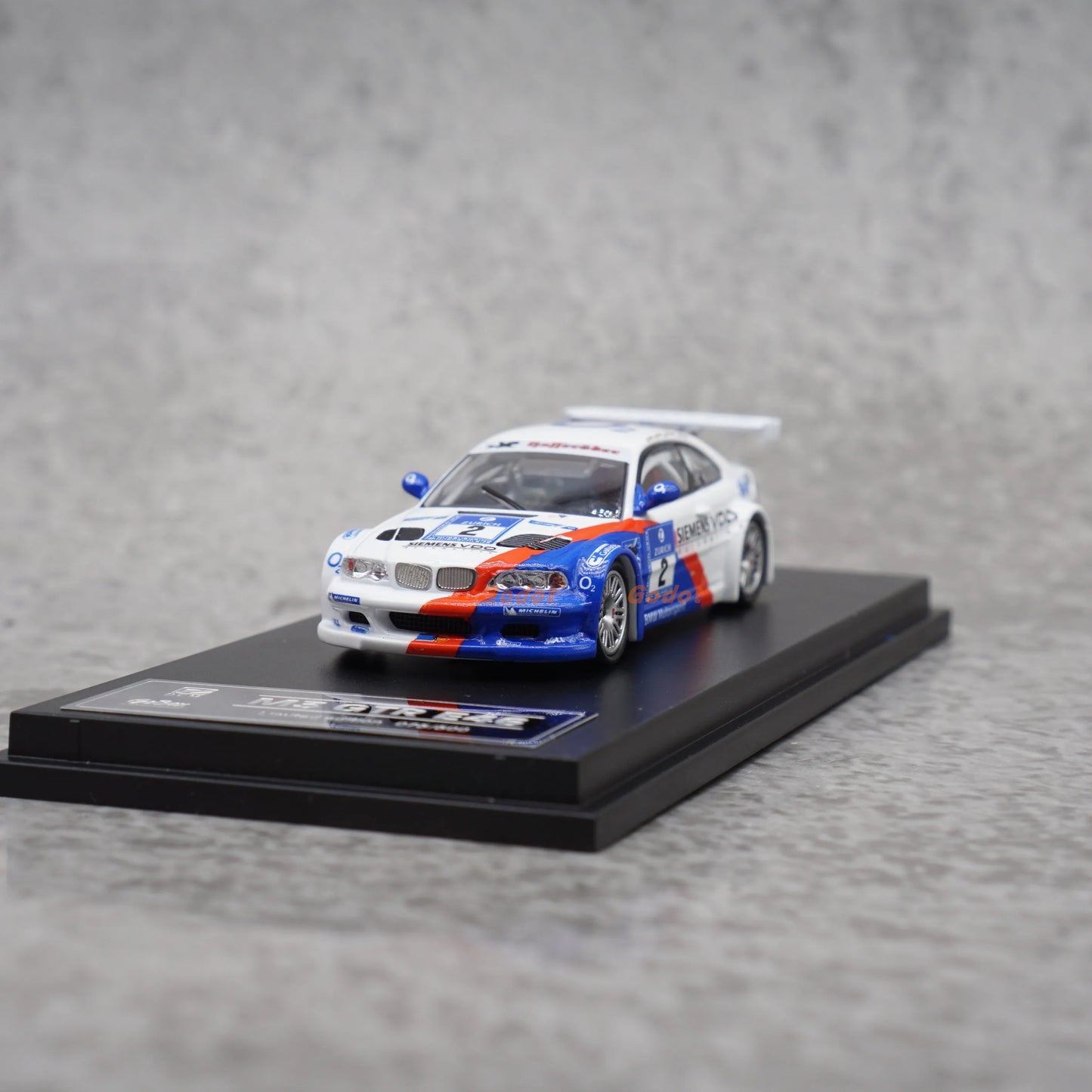 DCM 1:64 BMW M3 GTR E46 Racing Car Diecast Model Collectible