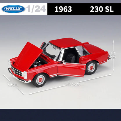 1:24 Mercedes-Benz 230 SL 1963 – Diecast Collector Model