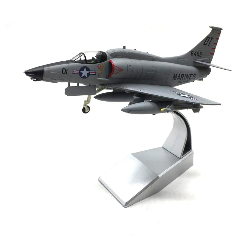 JASON TUTU 1/72 Scale US Marine Corps A-4 Skyhawk Fighter Diecast Metal Finished Aircraft Model Skyhawk A-4 Drop shipping