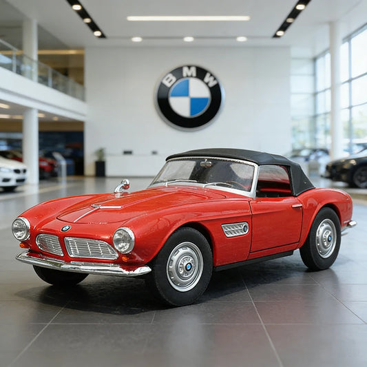 WELLY 1:24 BMW 507 Convertible BMW 507 Soft-Top 1956 Alloy Car Model Diecasts & Toy Vehicles Collect Car Toy Boy Birthday gifts