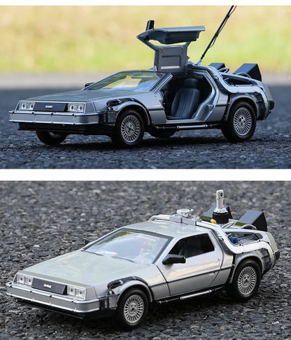 WELLY 1:24 Diecast Alloy Car Model – Back to the Future Edition