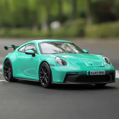 WELLY 1:24 Porsche 911 GT3 RS Blue Diecast Model Car