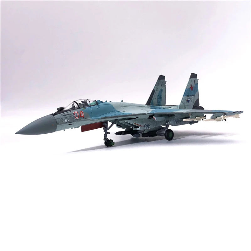 JASON TUTU 1/100 Scale Su35 Alloy Model Russian Fighter SU-35 Aircraft Model Plane Drop Shipping