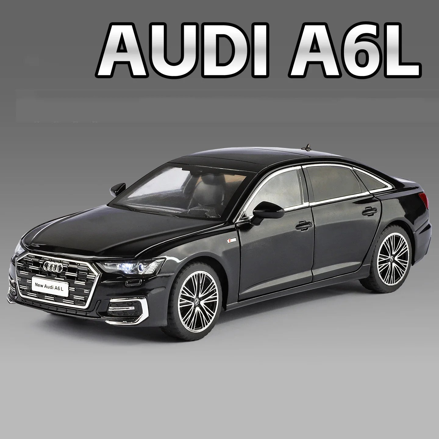 AUDI A6 Alloy Diecast Model Car - Sound and Light Collection Edition – 1:24 Scale