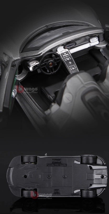 Bburago Porsche 918 Spyder 1:24 Diecast Model Car