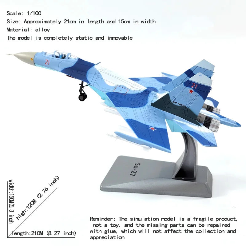 JASON TUTU 1/100 Scale Su35 Alloy Model Russian Fighter SU-35 Aircraft Model Plane Drop Shipping