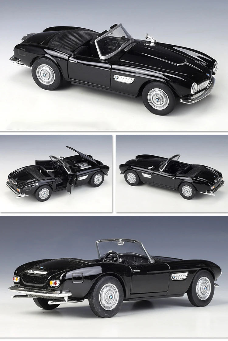 WELLY 1:24 BMW 507 Convertible BMW 507 Soft-Top 1956 Alloy Car Model Diecasts & Toy Vehicles Collect Car Toy Boy Birthday gifts