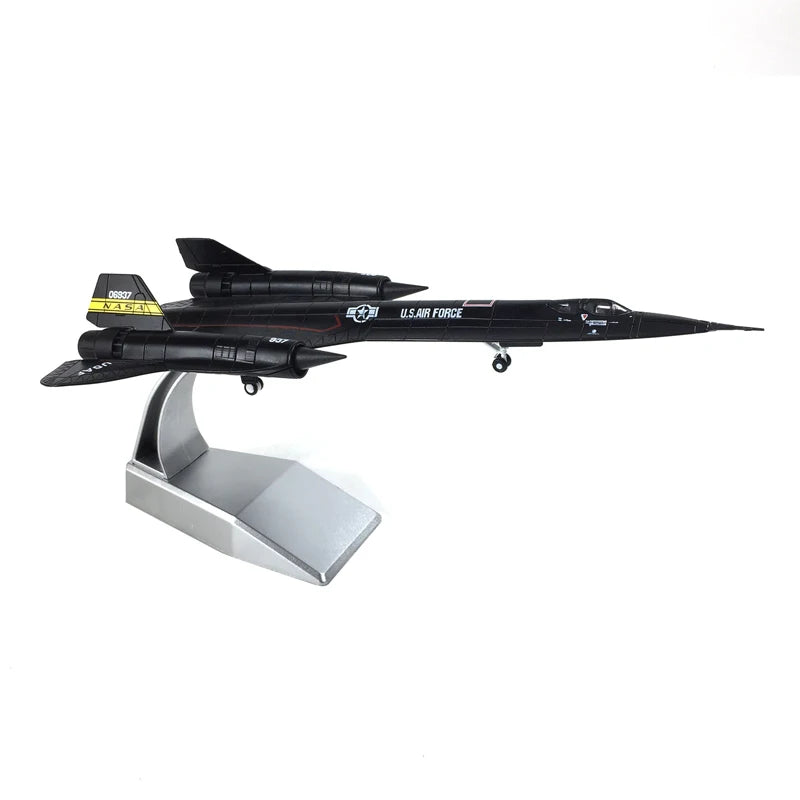 US Air Force SR-71 Blackbird Reconnaissance Aircraft Diecast Model