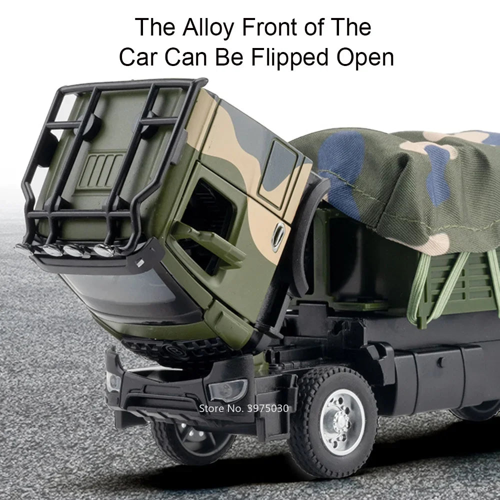 Military Transport Truck Diecast Collectible Model