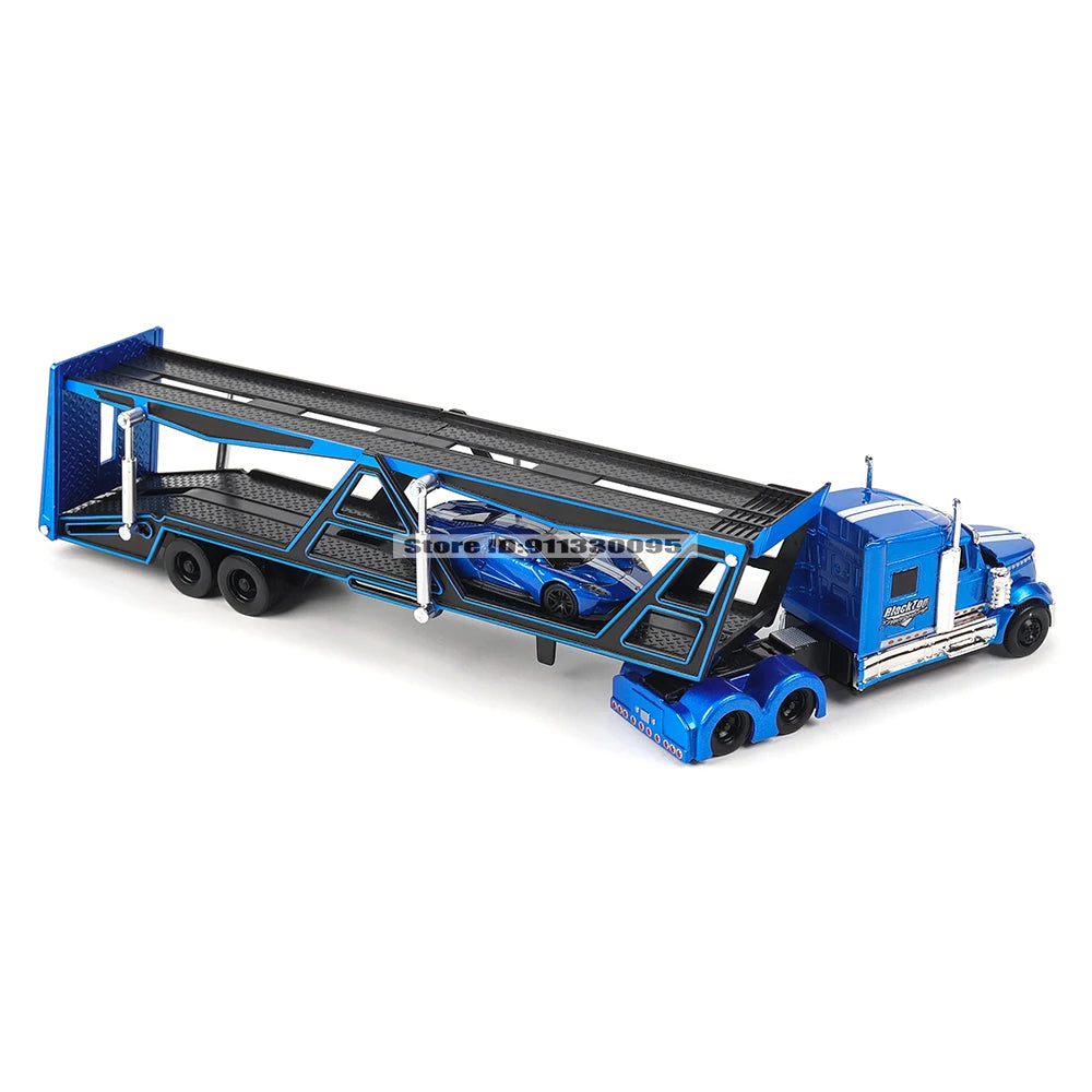Maisto 1:64 MACK Anthem 2019 FORD LoneStar Transport Casting Manufacturing Trailer Model Simulation Model Alloy Car Collection
