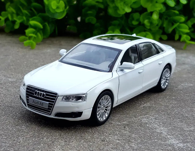 Audi A8 Luxury Sedan Diecast Model Car with Sound & Light – 1:32 Scale