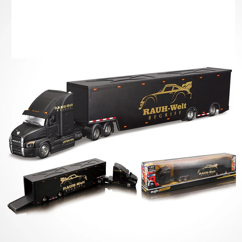 Maisto 1:64 MACK Anthem LoneStar UP Transport Trailer Diecast Model