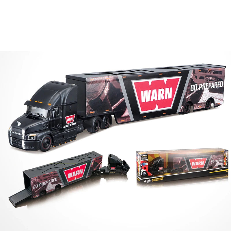 Maisto 1:64 MACK Anthem LoneStar UP Transport Trailer Diecast Model