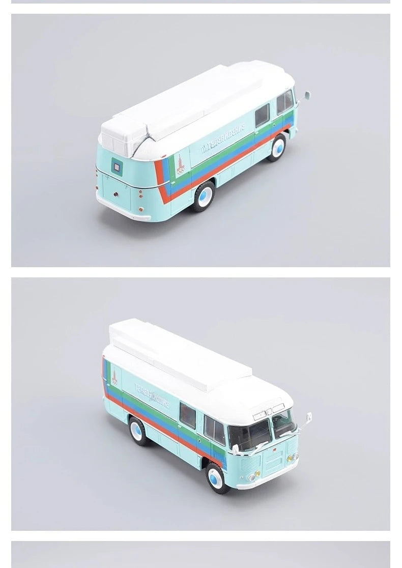 MODEL RTR PAZ-3916 PVS-4 1:43 Moscow Olympics Die-Cast Model