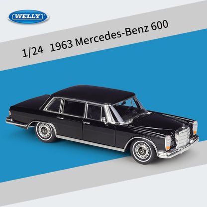 WELLY 1:24 Mercedes-Benz 600 Diecast Model Car