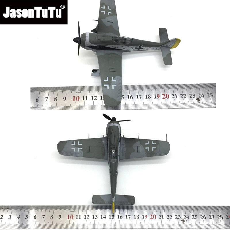 JASON TUTU 1/72 Scale (Focke-Wulf)Fw-190 Fighter Alloy Military Aircraft Model Diecast Metal Model Plane Drop shipping