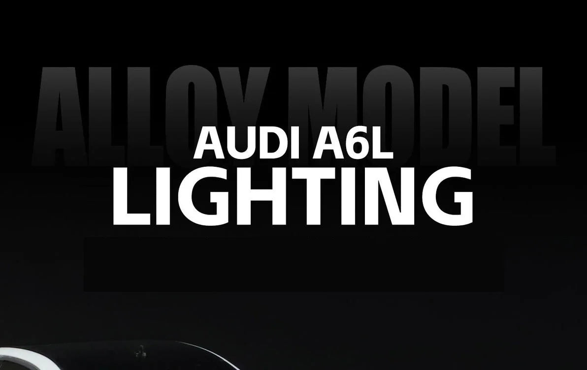 AUDI A6 Alloy Diecast Model Car - Sound and Light Collection Edition – 1:24 Scale