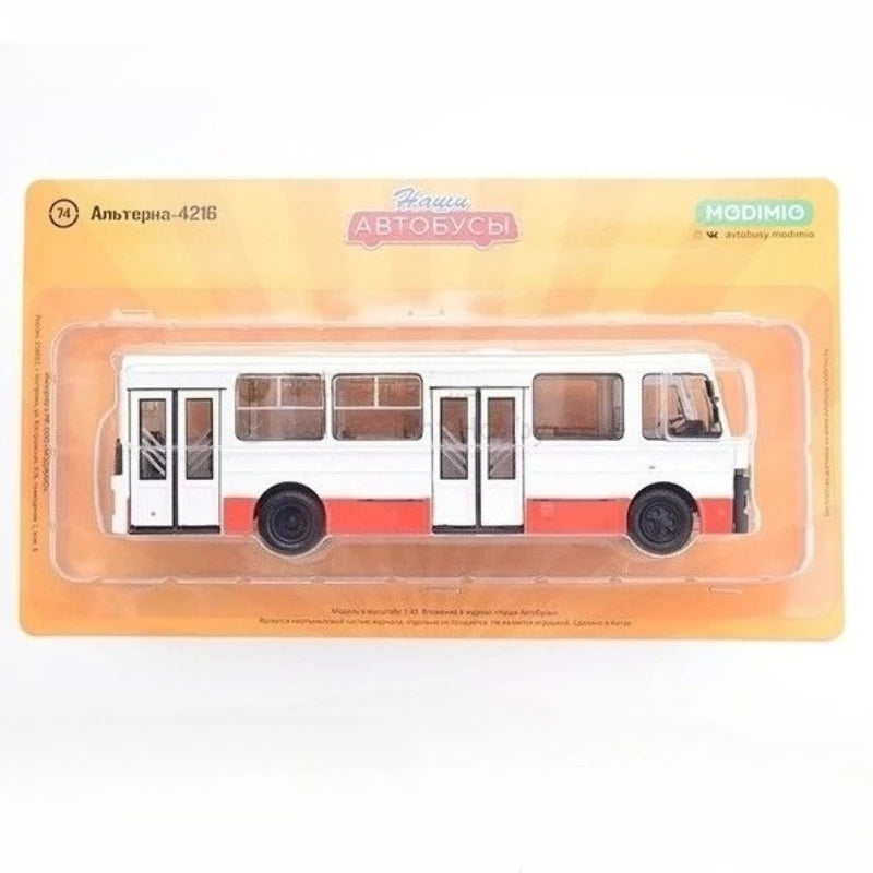 1:43 ALTERNA-4216 Russian City Bus Die-Cast Style Model