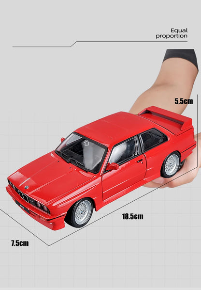 Bburago 1:24 BMW M3 E30 1988 Alloy Car Diecasts & Toy Vehicles Car Model Miniature Scale Model Car For Children