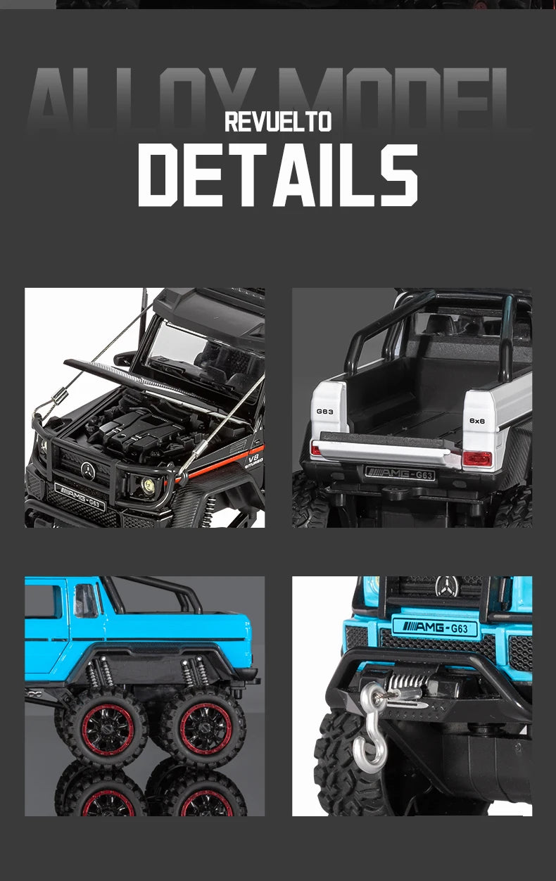 G63 6X6 Adventure Edition Diecast Alloy Car Model
