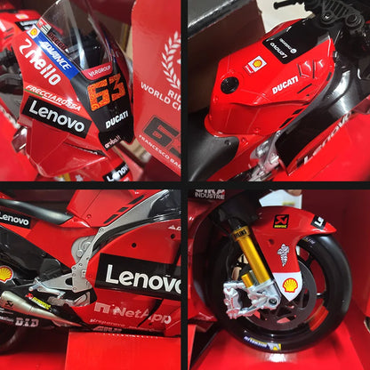 Maisto 1:6 Ducati Desmosedici GP #63 Diecast Motorcycle Model
