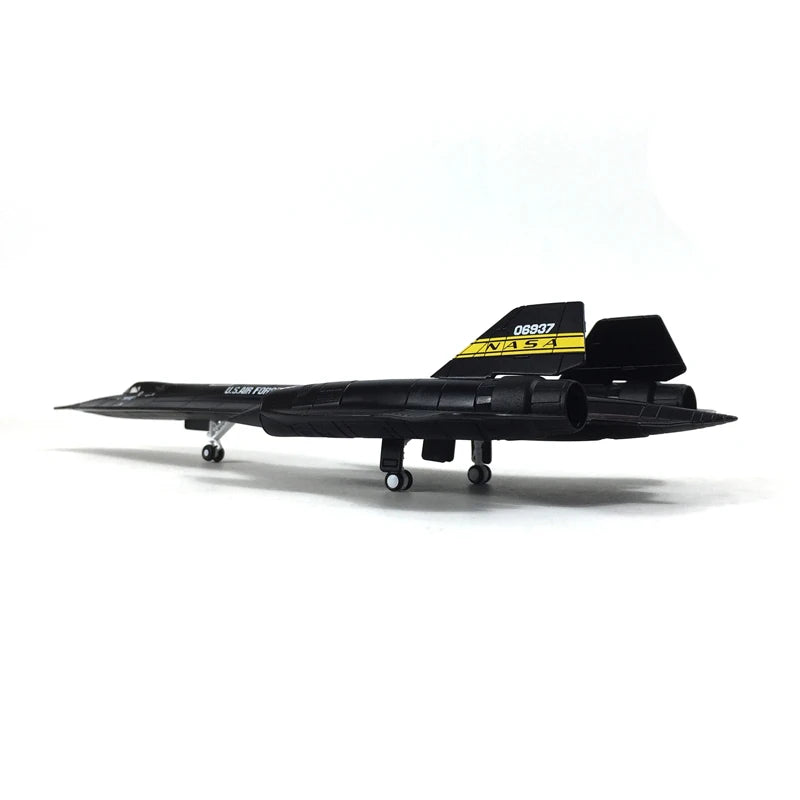 US Air Force SR-71 Blackbird Reconnaissance Aircraft Diecast Model