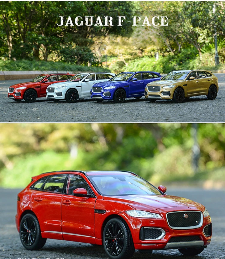WELLY 1:24 Jaguar F-PACE SUV Alloy Car Model Diecasts & Toy Vehicles Collect Car Toy Boy Birthday gifts