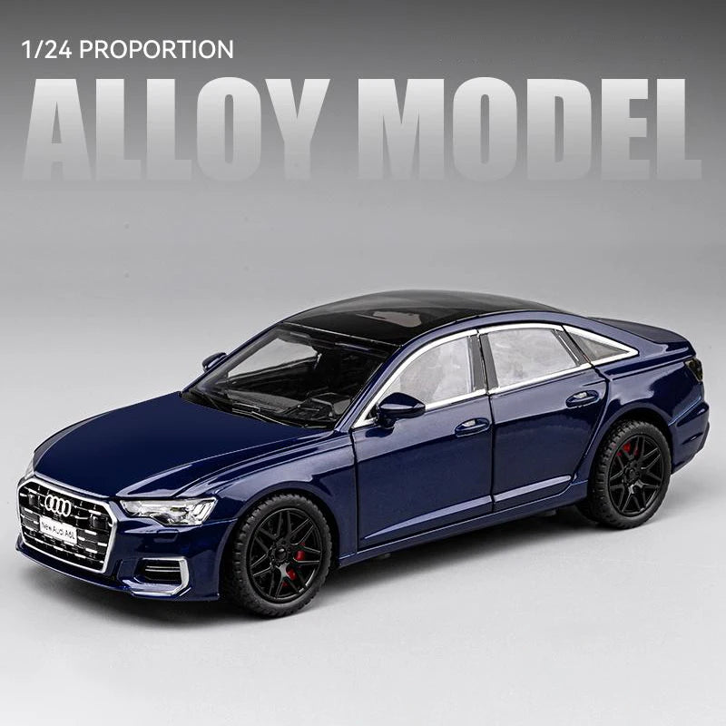 AUDI A6 Alloy Diecast Model Car - Sound and Light Collection Edition – 1:24 Scale