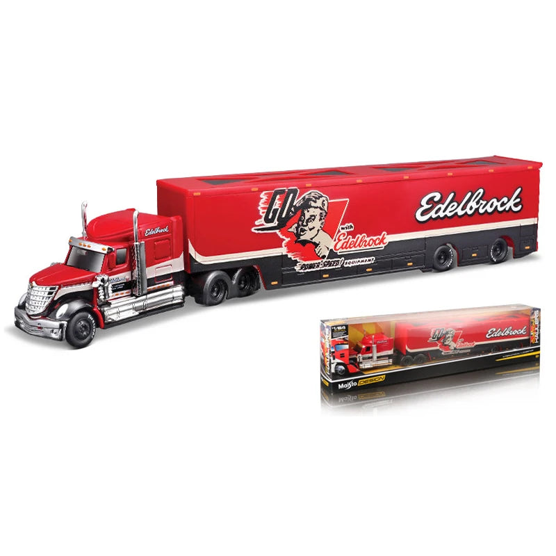 Maisto 1:64 MACK Anthem LoneStar UP Transport Trailer Diecast Model