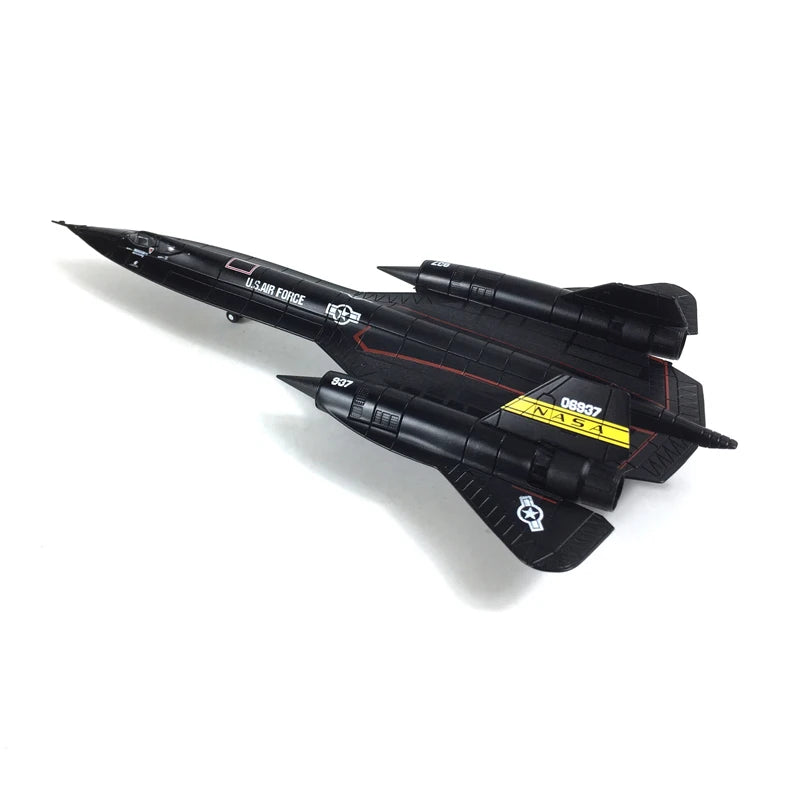 US Air Force SR-71 Blackbird Reconnaissance Aircraft Diecast Model