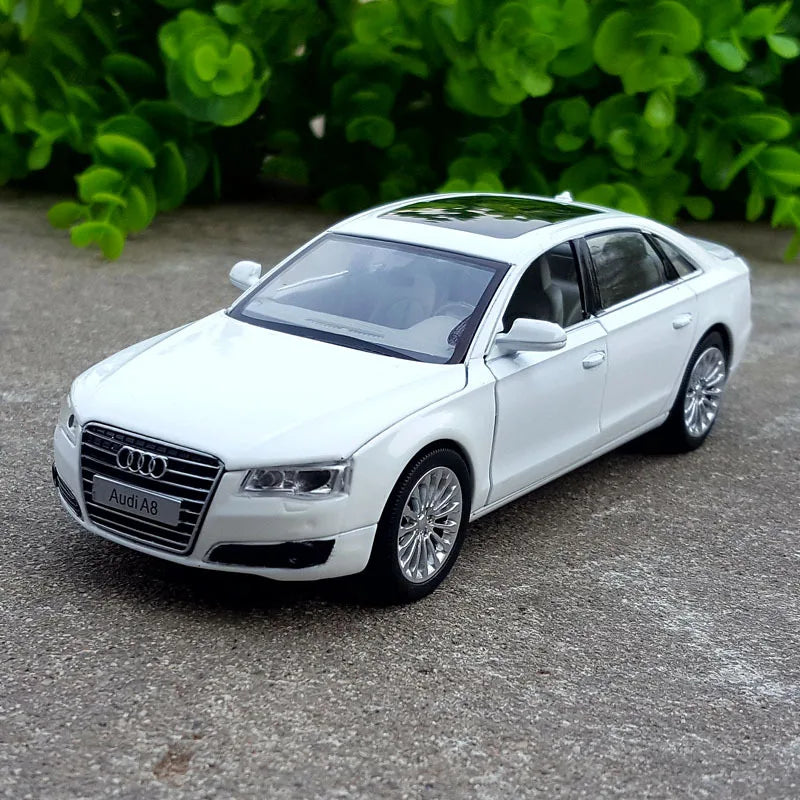 Audi A8 Luxury Sedan Diecast Model Car with Sound & Light – 1:32 Scale