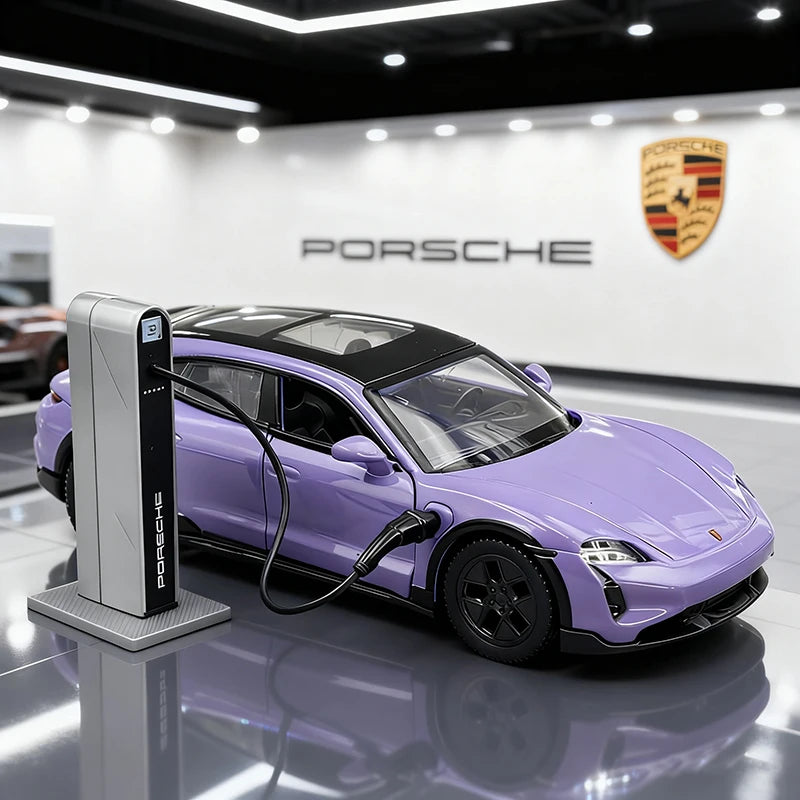 1:36 Porsche Taycan Turbo S Cross Turismo Alloy Car Model