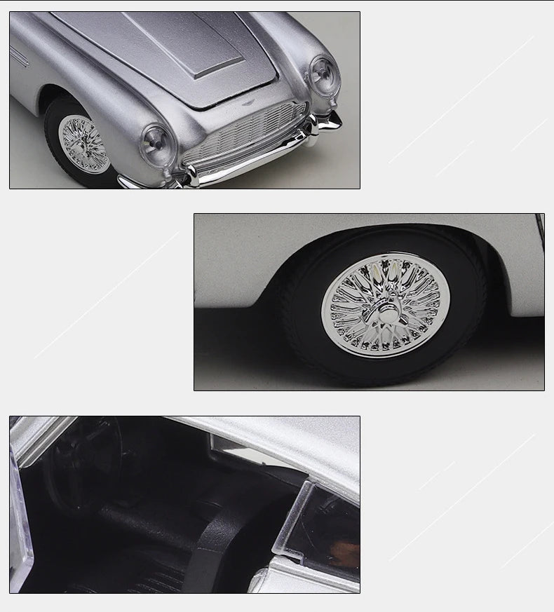 WELLY 1:24 Aston Martin DB5 Alloy Car Diecasts & Toy Vehicles Car Model Miniature Scale Model Car Toy For Children